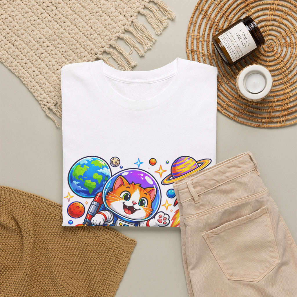RUIMTEKAT! Unisex T-shirt | Cartoon | VlaamseKracht®