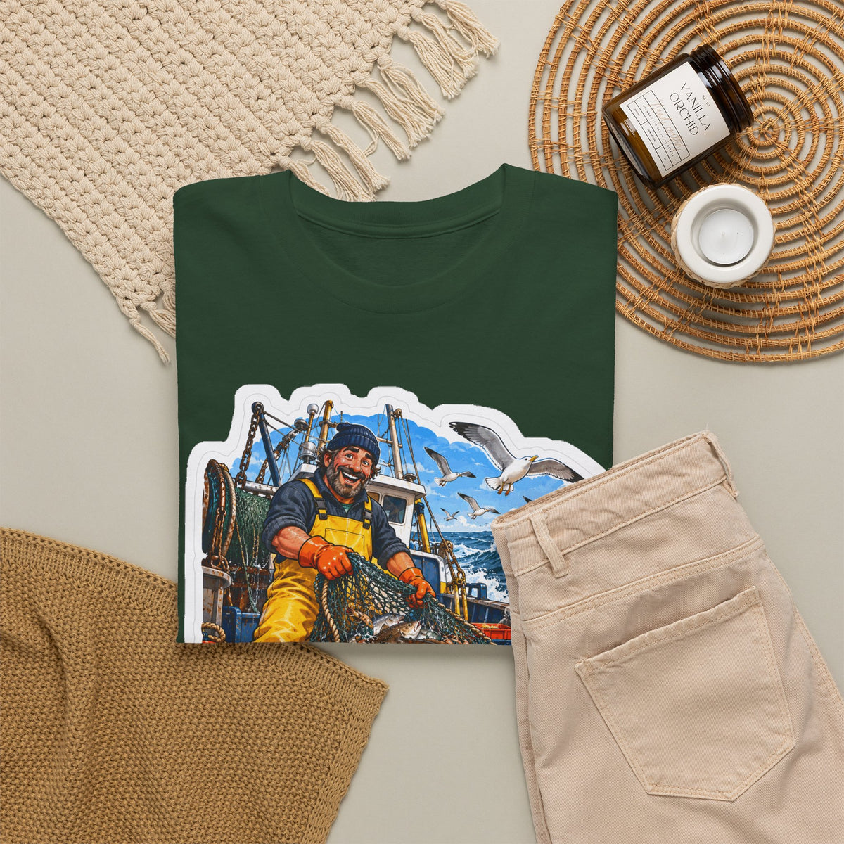 GOEDE VANGST! Unisex T-shirt | De Visser | VlaamseKracht®