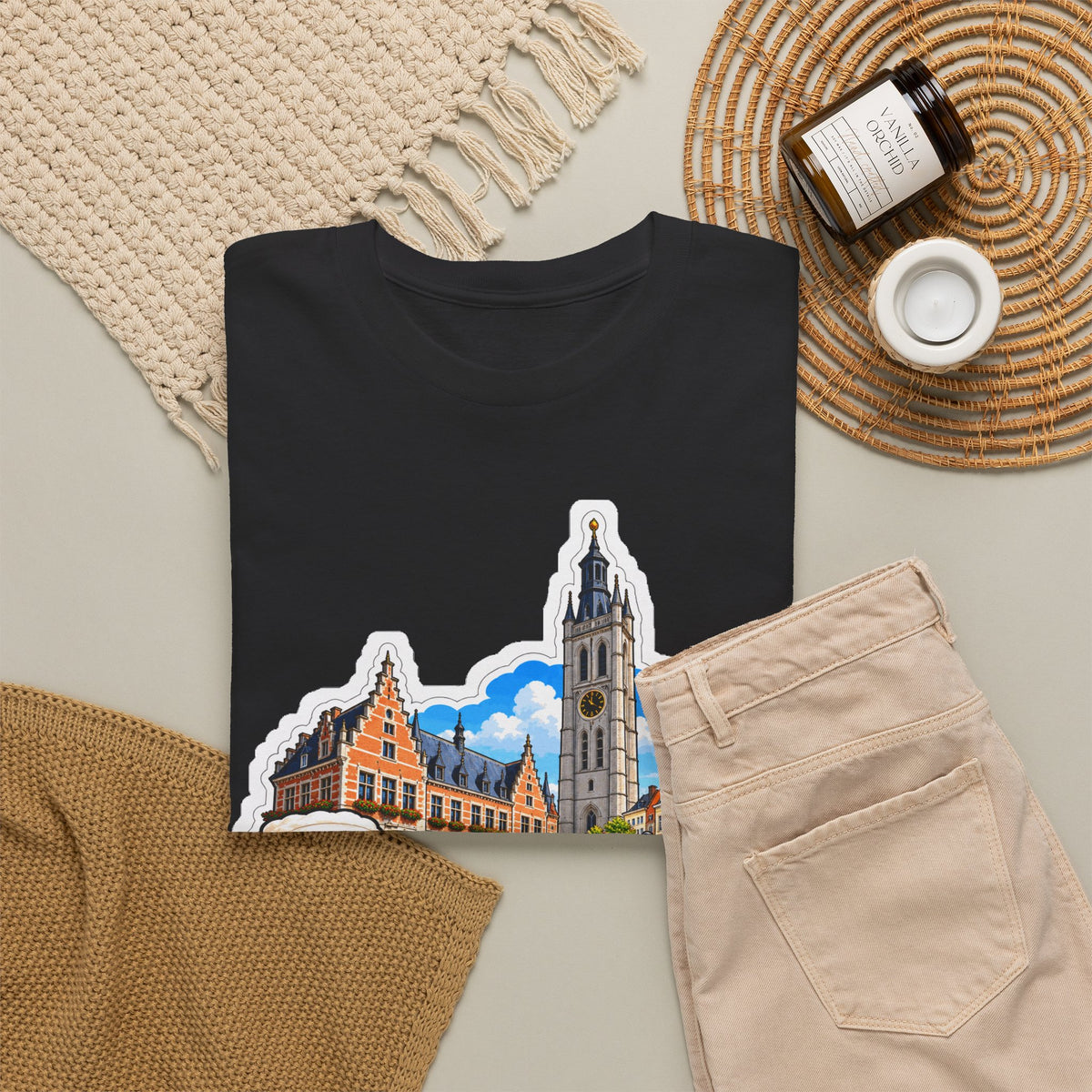 ROESELARE Unisex T-shirt | Vlaamse Stad | VlaamseKracht®
