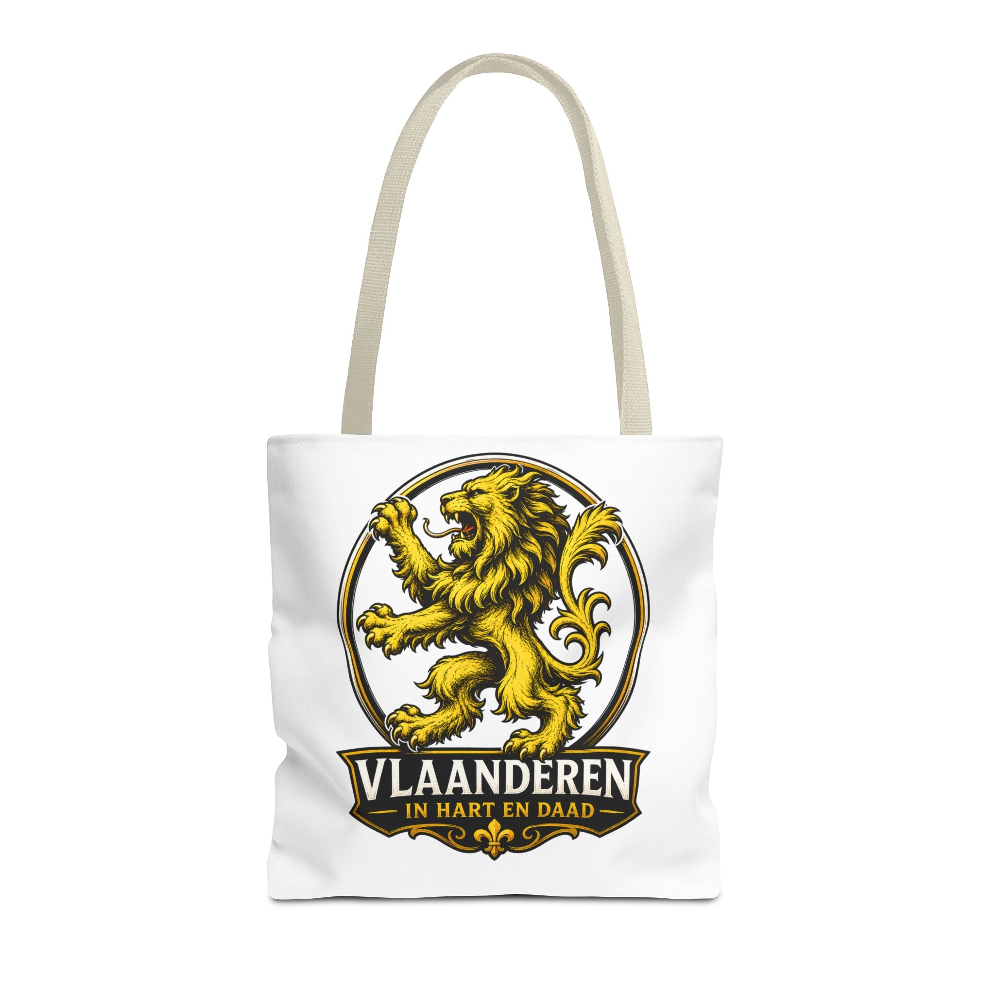 Premium Vlaamse Leeuw Tote Bag (AOP) | VlaamseKracht®