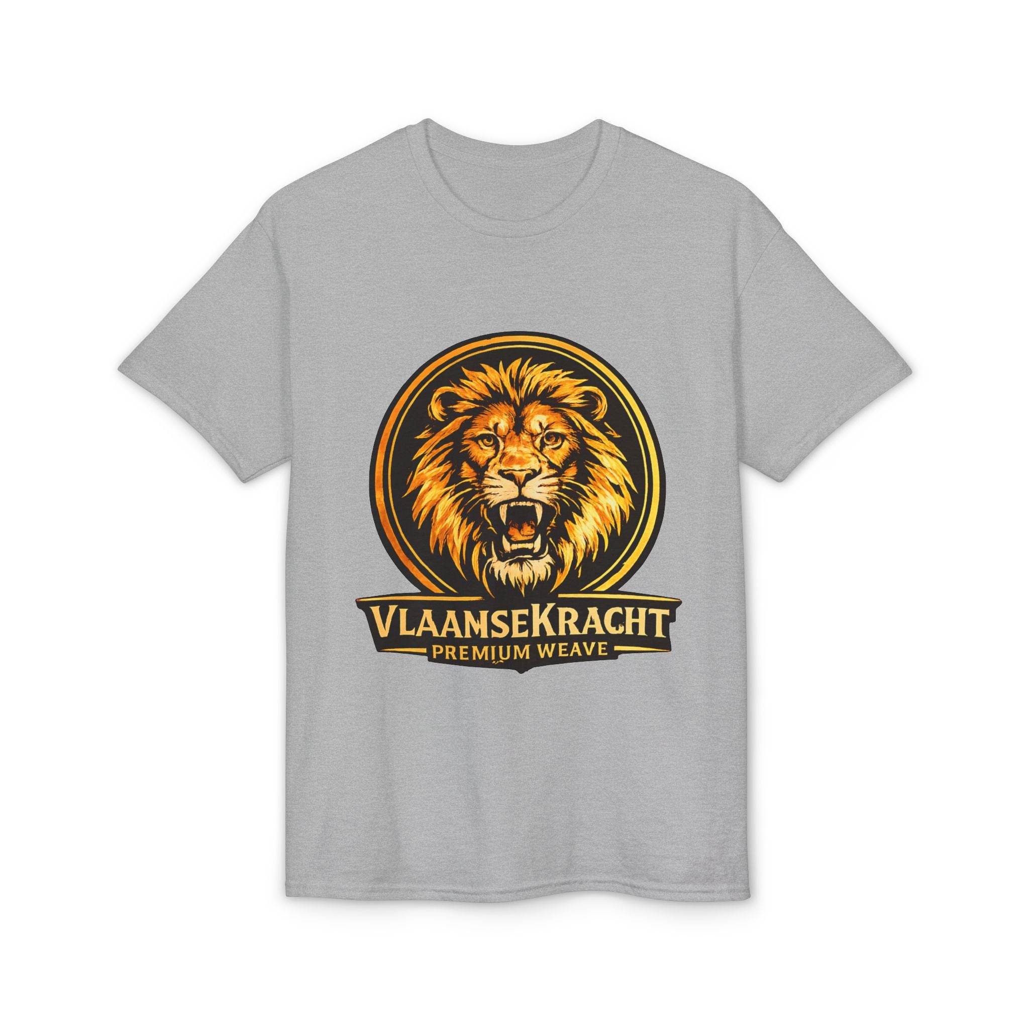VlaamseKracht Roaring Lion Graphic T-Shirt — Premium Belgian Pride Tee