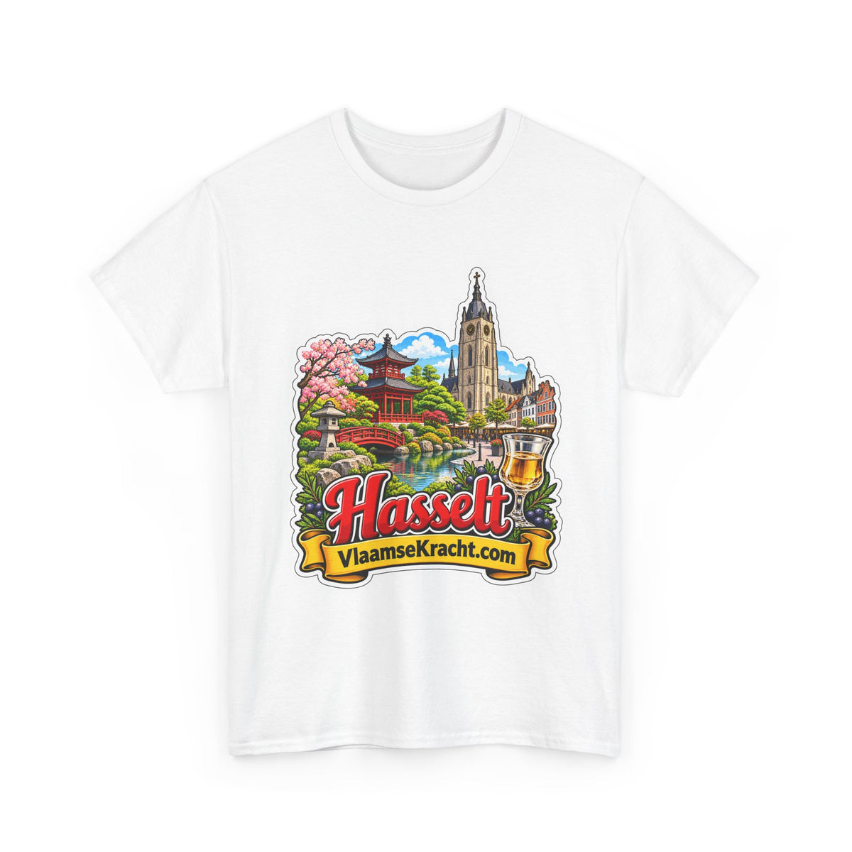 HASSELT Unisex T-shirt | Vlaamse Stad | VlaamseKracht®