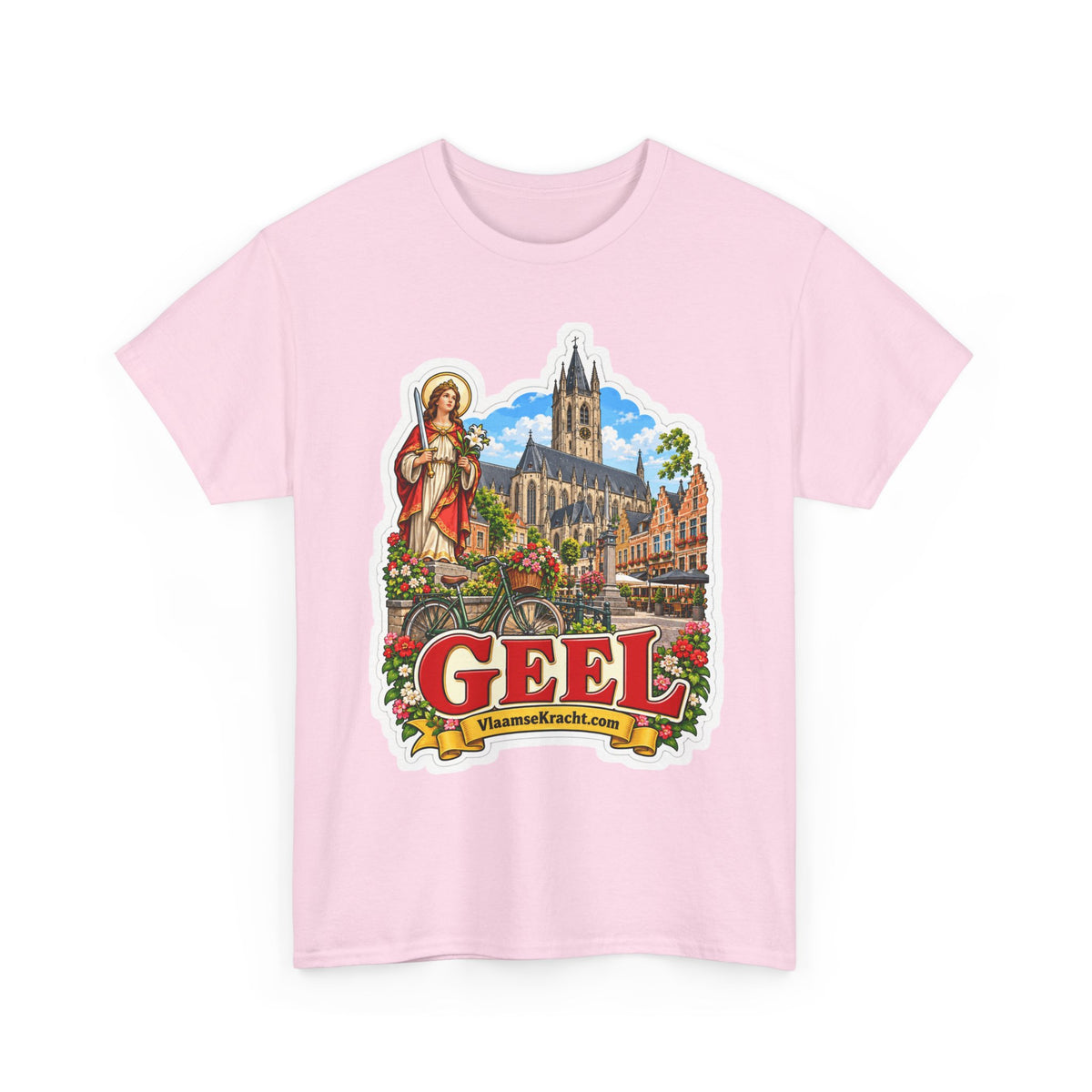 GEEL Unisex T-shirt | Vlaamse Stad | VlaamseKracht®
