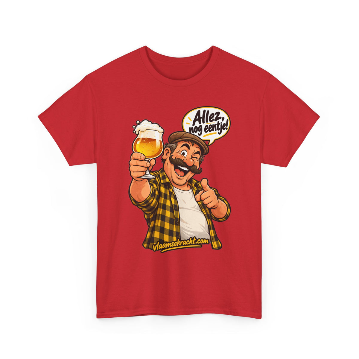 ALLEZ, NOG EENTJE! Unisex T-shirt | Vlaamse Humor | VlaamseKracht®