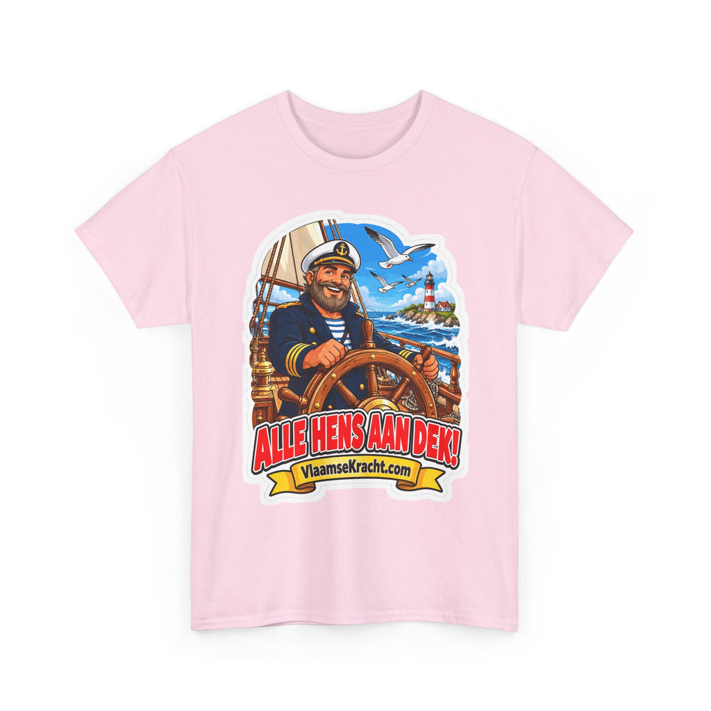 ALLE HENS AAN DEK! Unisex T-shirt | De Kapitein | VlaamseKracht®