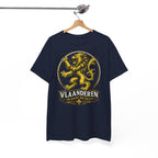 Premium Vlaamse Leeuw Vlaanderen Color Edition T-Shirt | In Hart en Daad | Unisex  | VlaamseKracht®