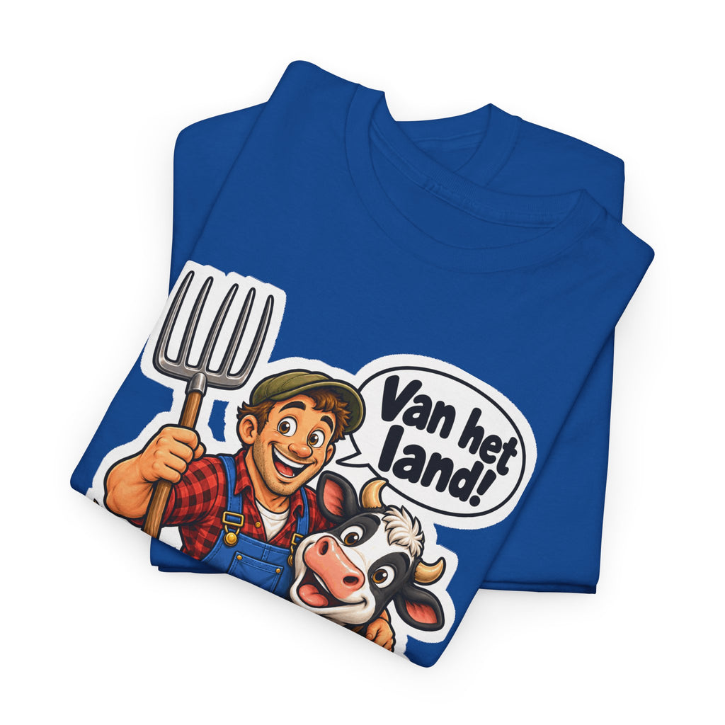 VAN HET LAND! Unisex T-shirt | De Landbouwer | VlaamseKracht®