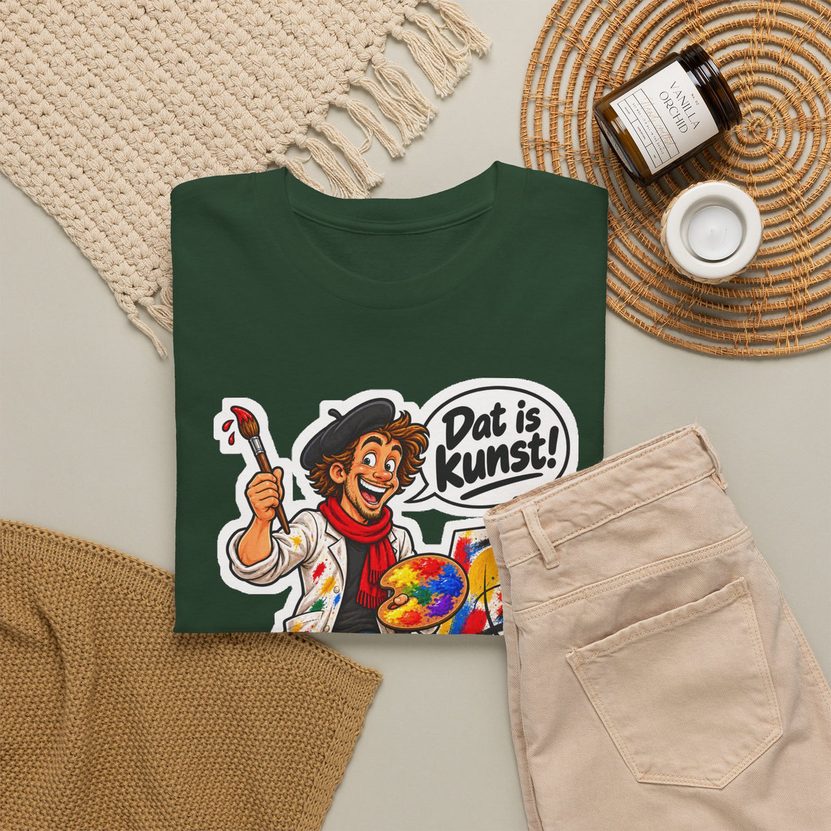 DAT IS KUNST! Unisex T-shirt | De Kunstenaar | VlaamseKracht®