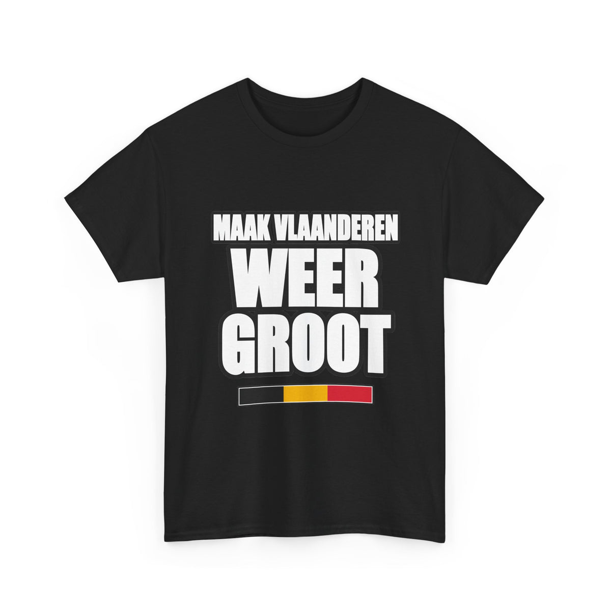 MAAK VLAANDEREN WEER GROOT Unisex T-shirt | Vlaamse Trots | VlaamseKracht®