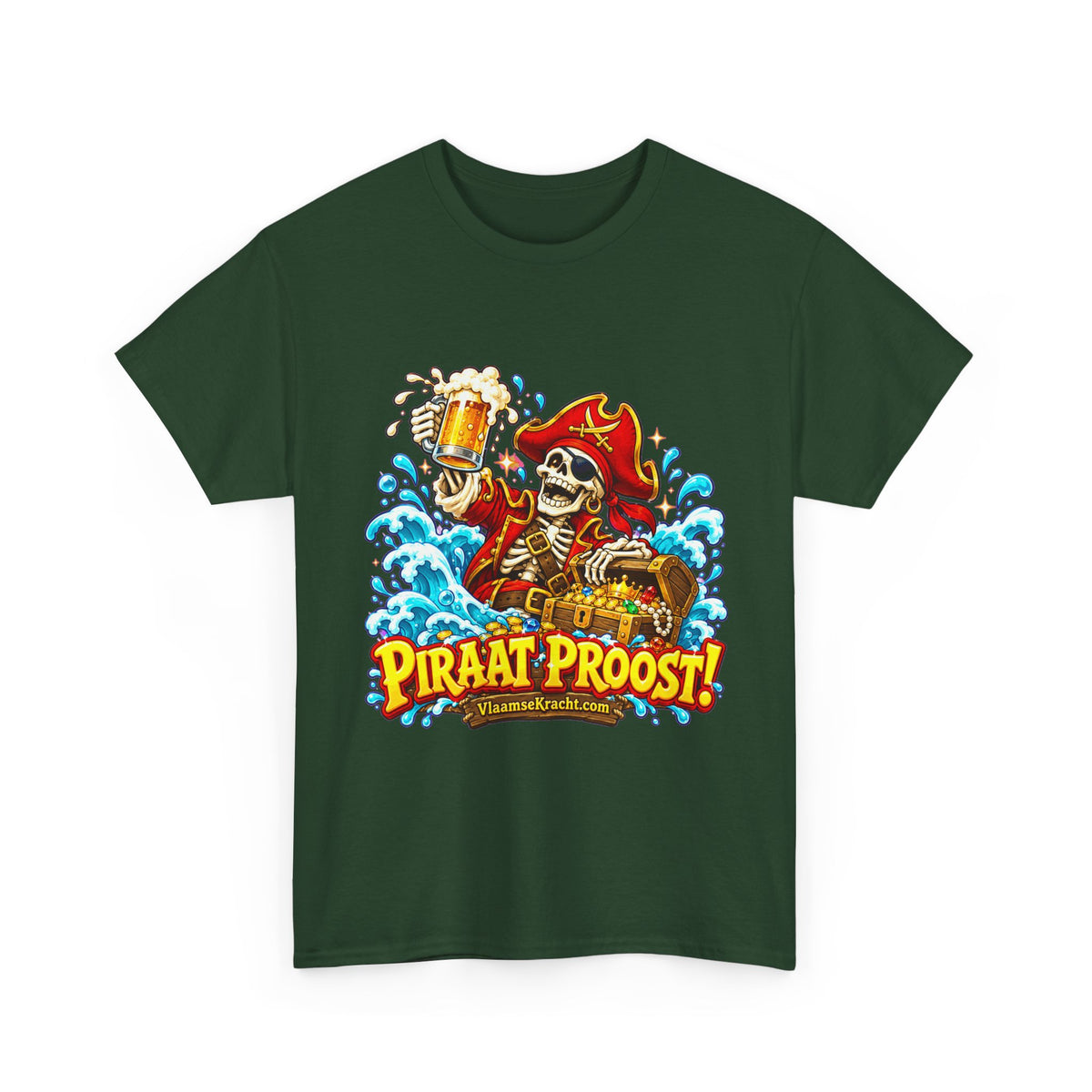 PIRAAT PROOST! Unisex T-shirt | Cartoon | VlaamseKracht®