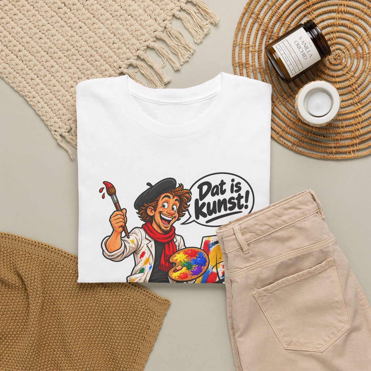 DAT IS KUNST! Unisex T-shirt | De Kunstenaar | VlaamseKracht®