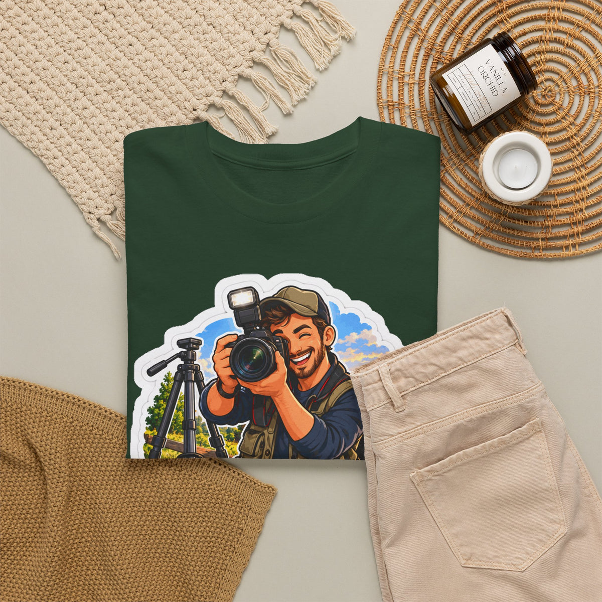 MOMENTEN VANGEN! Unisex T-shirt | De Fotograaf | VlaamseKracht®