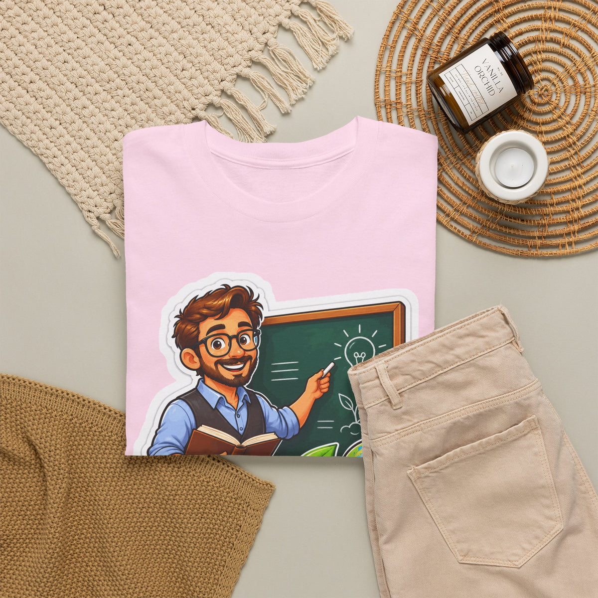 LEREN IS GROEIEN! Unisex T-shirt | De Leraar | VlaamseKracht®
