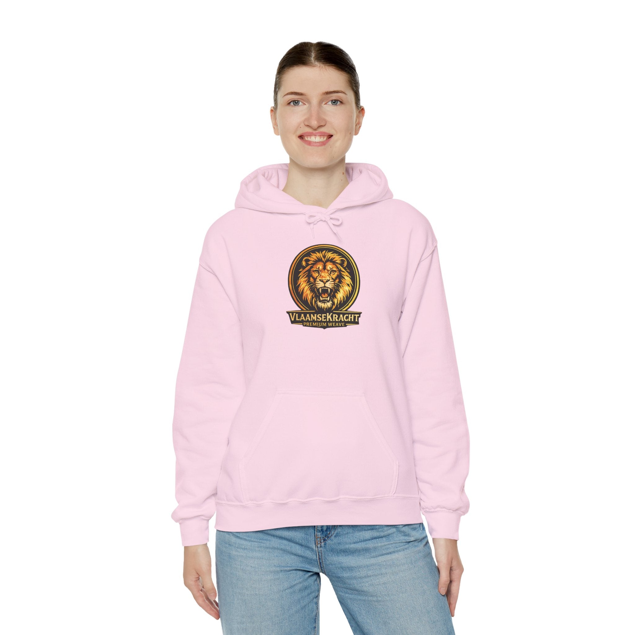 Lion Crest Hoodie - Vlaankerkracht Vintage Lion Emblem Sweatshirt