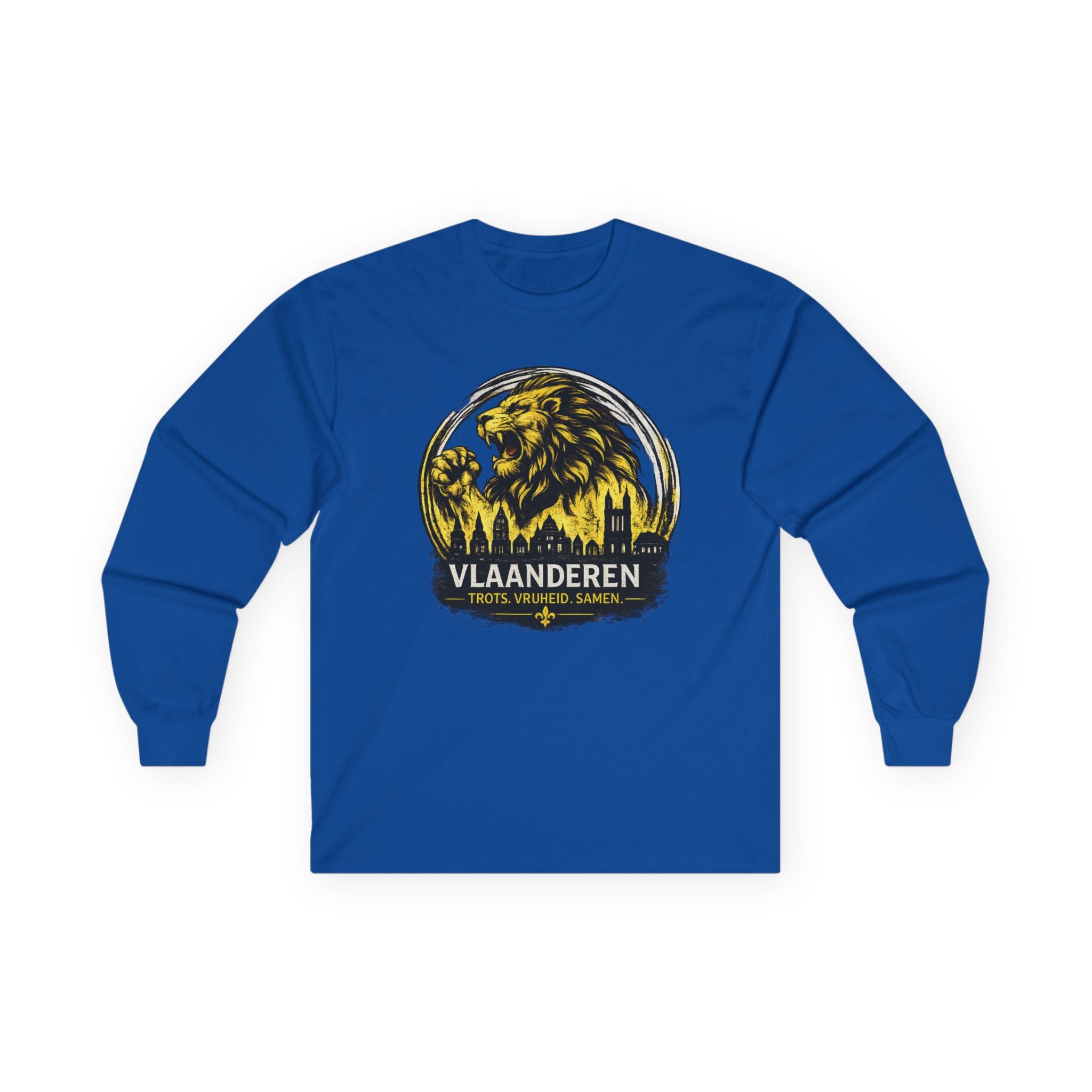 Vlaanderen Lion Crest Long Sleeve Tee