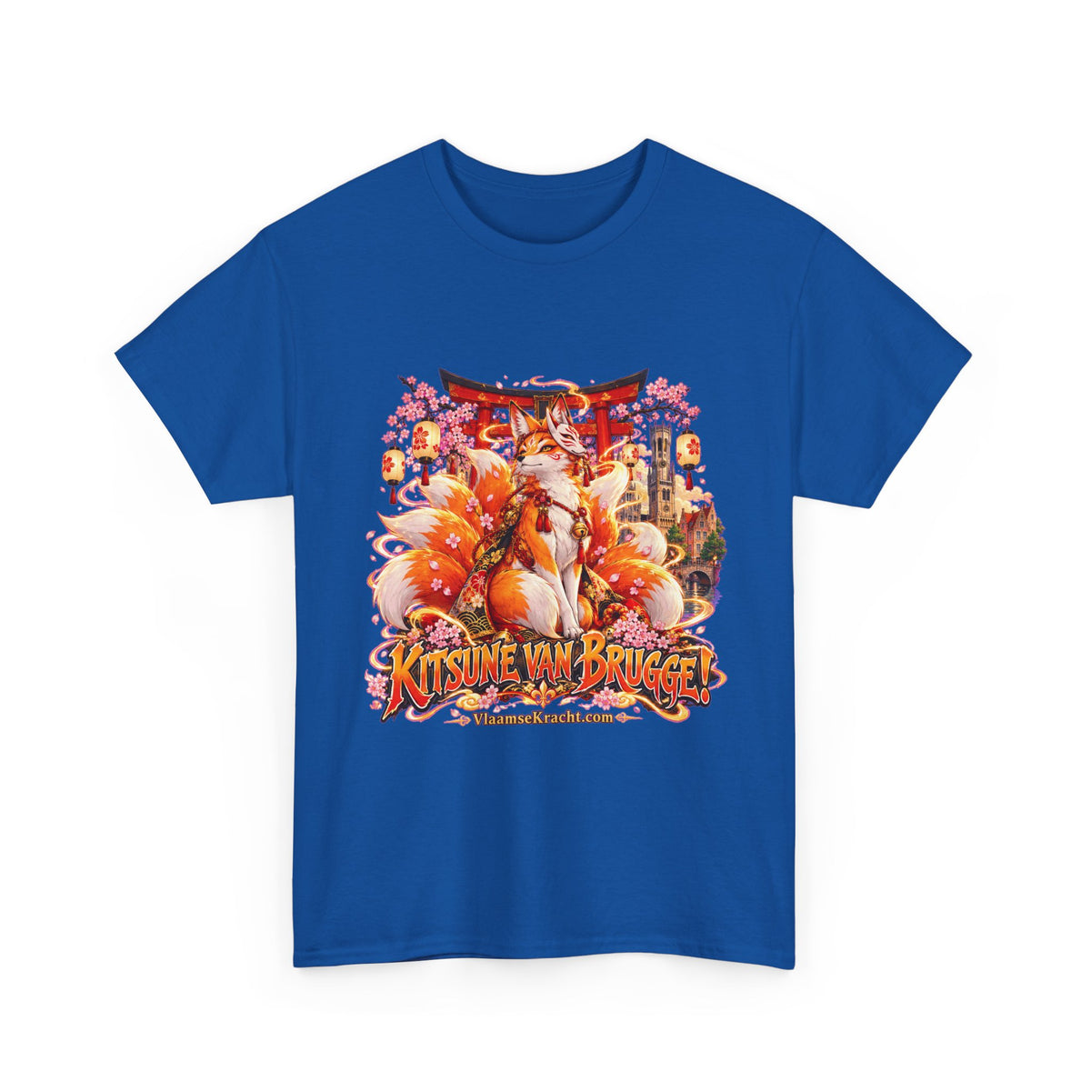 KITSUNE VAN BRUGGE! Unisex T-shirt | Anime | VlaamseKracht®