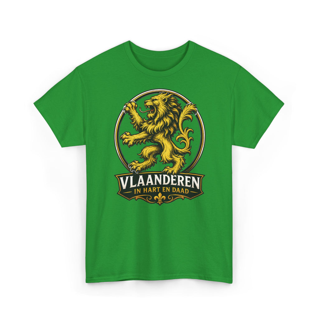 Premium Vlaamse Leeuw Vlaanderen Color Edition T-Shirt | In Hart en Daad | Unisex  | VlaamseKracht®