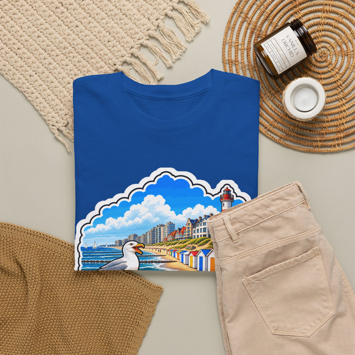 KNOKKE-HEIST Unisex T-shirt | Vlaamse Stad | VlaamseKracht®