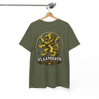 Premium Vlaamse Leeuw Vlaanderen Color Edition T-Shirt | In Hart en Daad | Unisex  | VlaamseKracht®