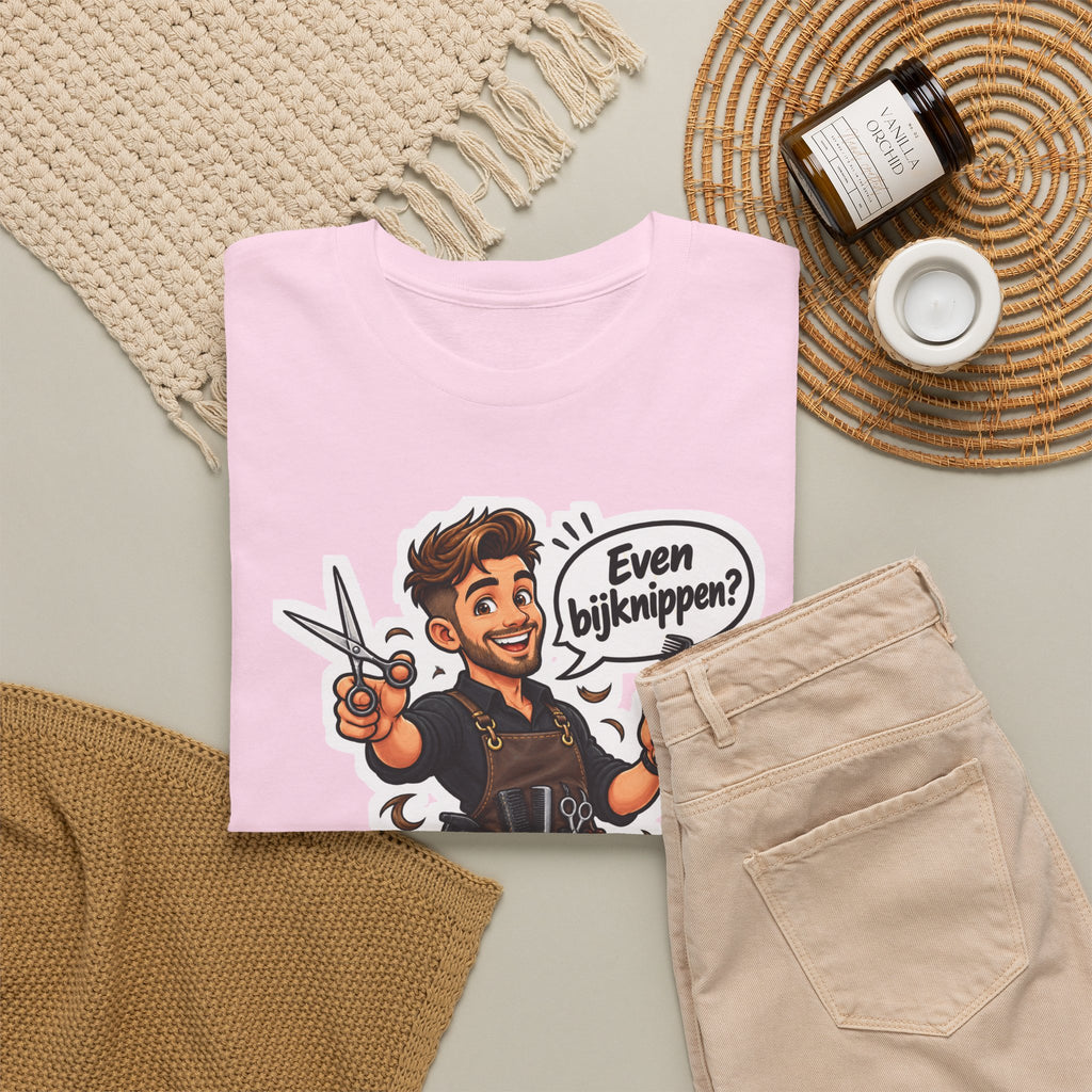 EVEN BIJKNIPPEN? Unisex T-shirt | De Kapper | VlaamseKracht®
