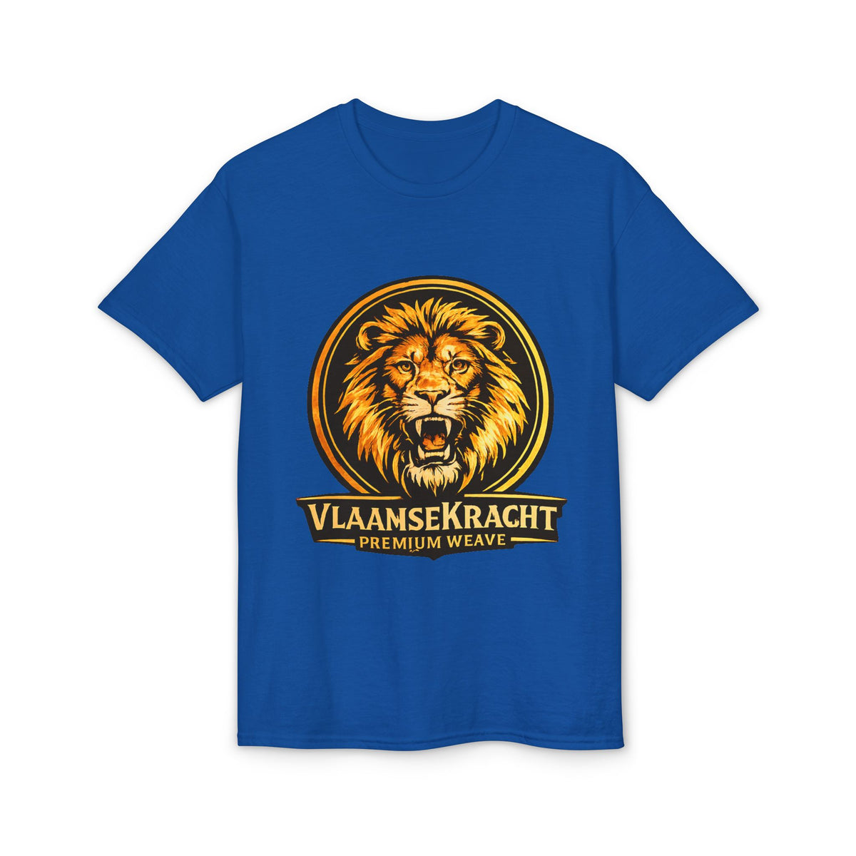 VlaamseKracht Roaring Lion Graphic T-Shirt — Premium Belgian Pride Tee