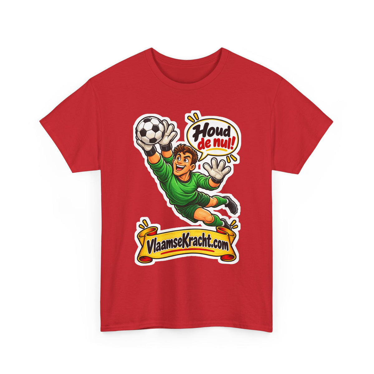 HOUD DE NUL! Unisex T-shirt | Voetbal Supporter | VlaamseKracht®