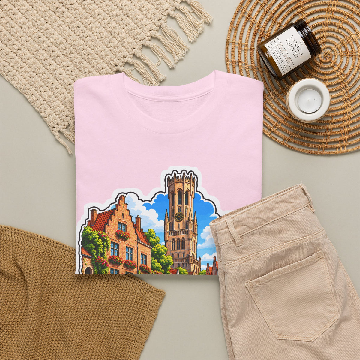 BRUGGE Unisex T-shirt | Vlaamse Stad | VlaamseKracht®
