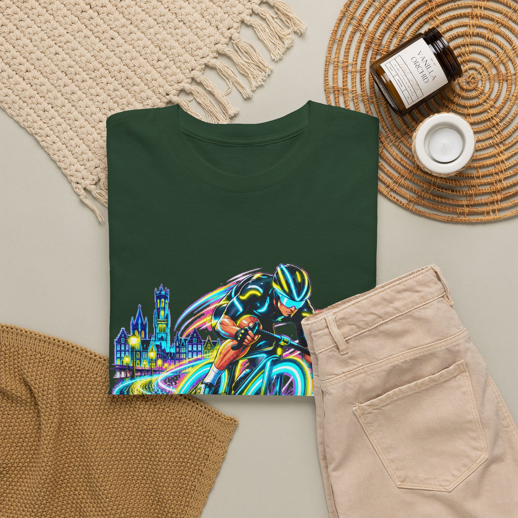 NEON KOERS! Unisex T-shirt | Cyberpunk | VlaamseKracht®