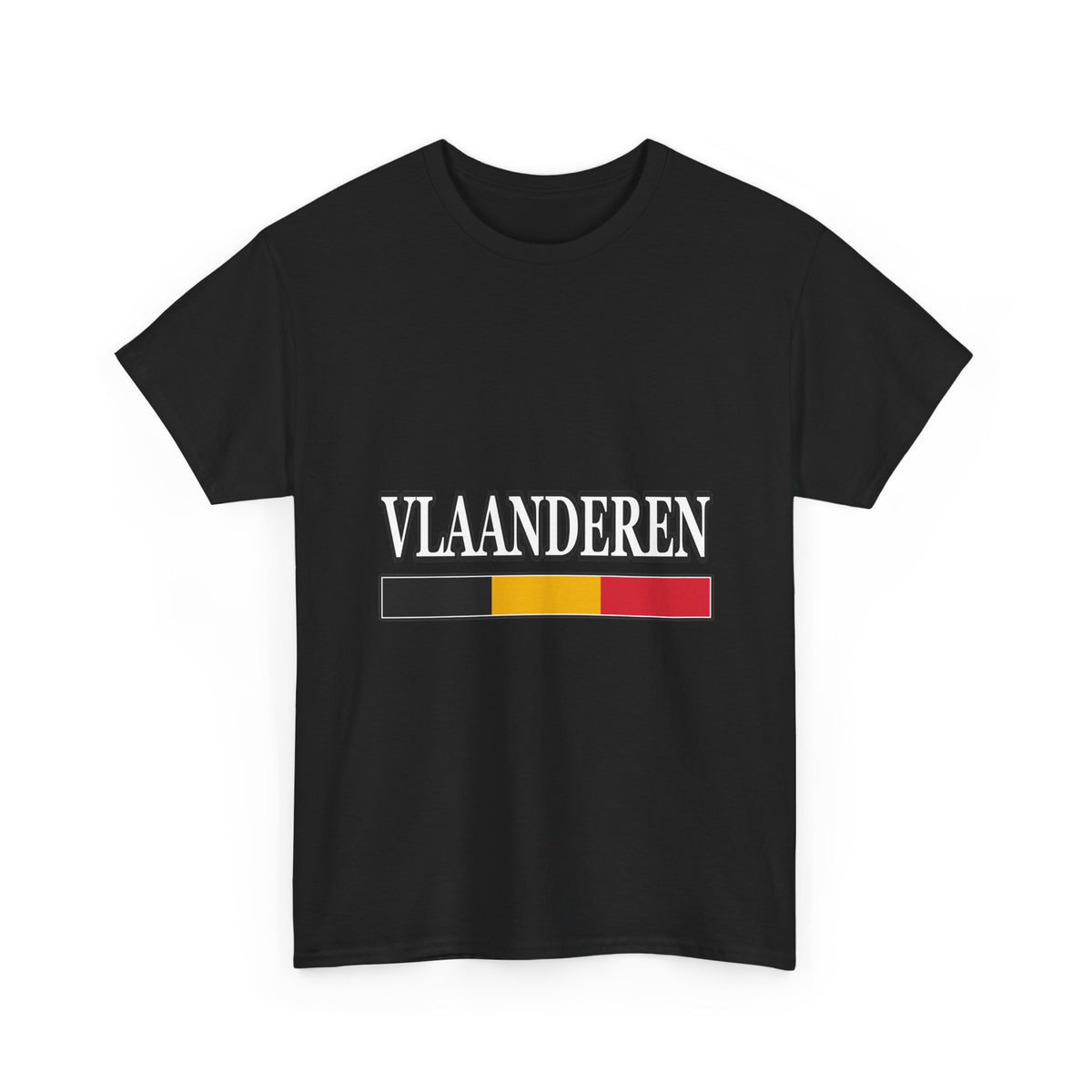 VLAANDEREN Unisex T-shirt | Belgische Driekleur | VlaamseKracht®