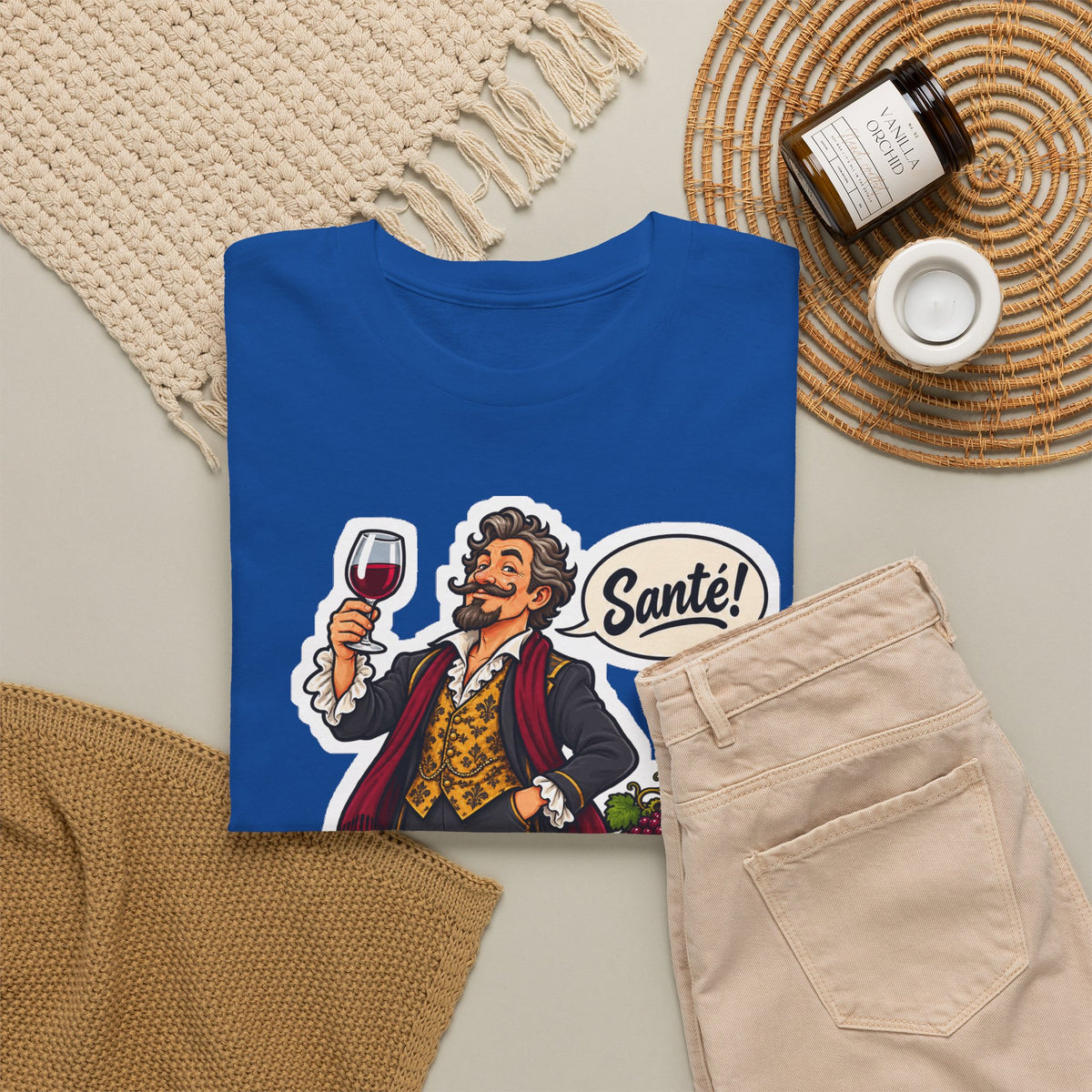 SANTÉ! Unisex T-shirt | De Wijnkenner | VlaamseKracht®
