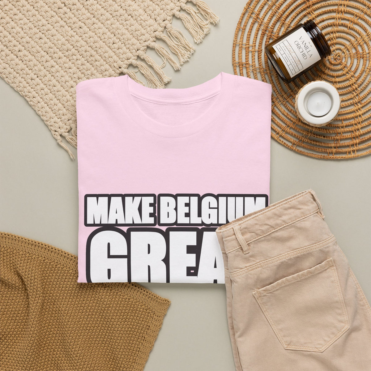MAKE BELGIUM GREAT AGAIN Unisex T-shirt | Belgisch Statement | VlaamseKracht®