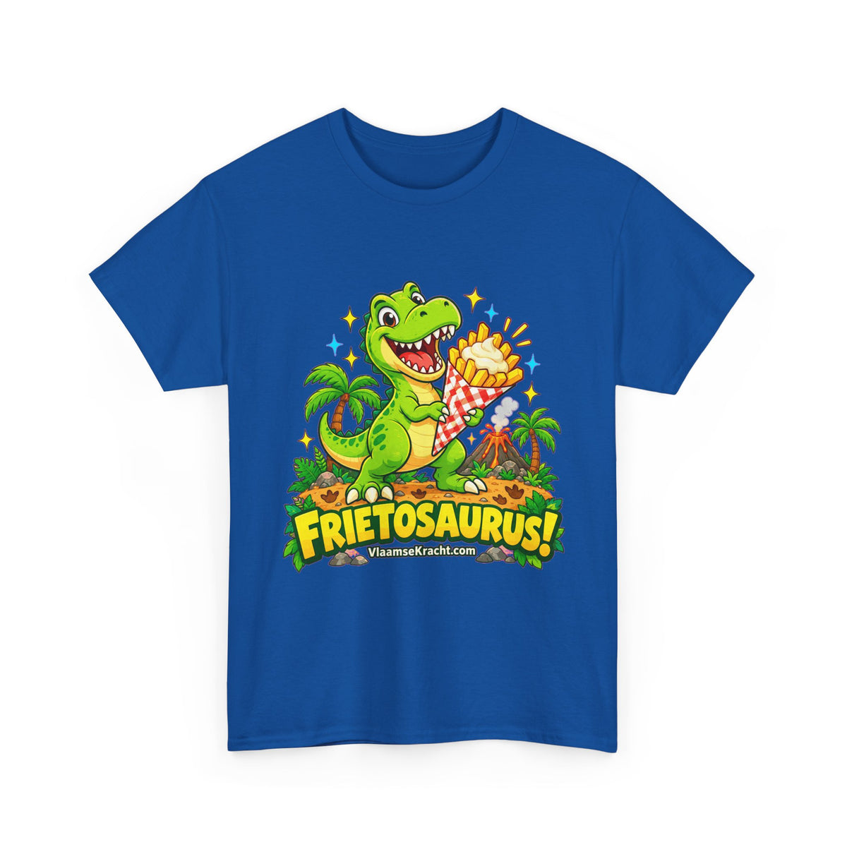 FRIETOSAURUS! Unisex T-shirt | Cartoon | VlaamseKracht®