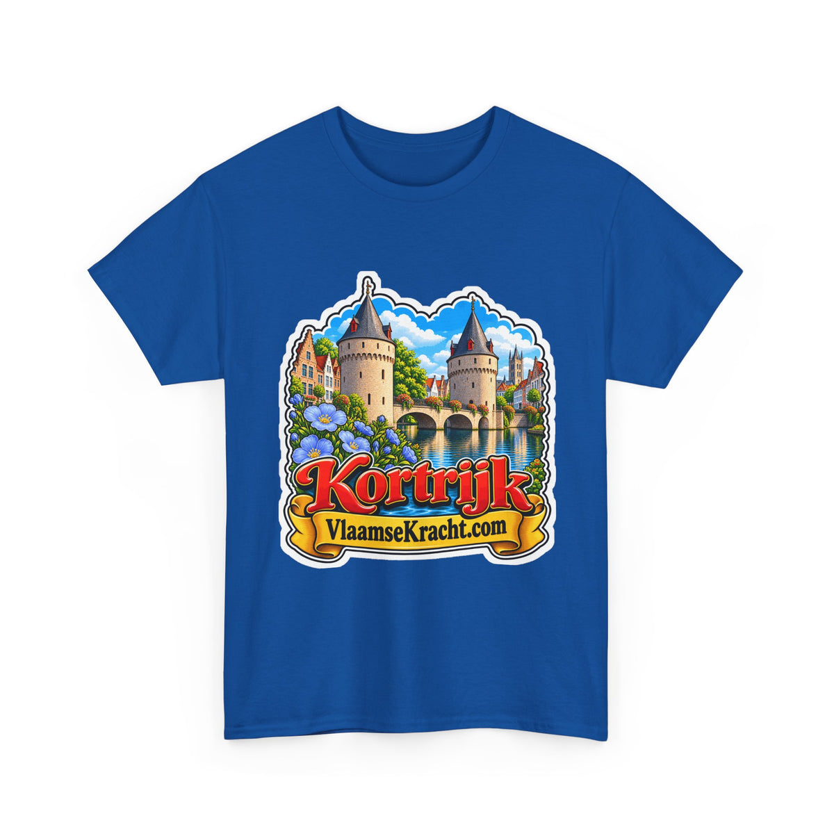 KORTRIJK Unisex T-shirt | Vlaamse Stad | VlaamseKracht®