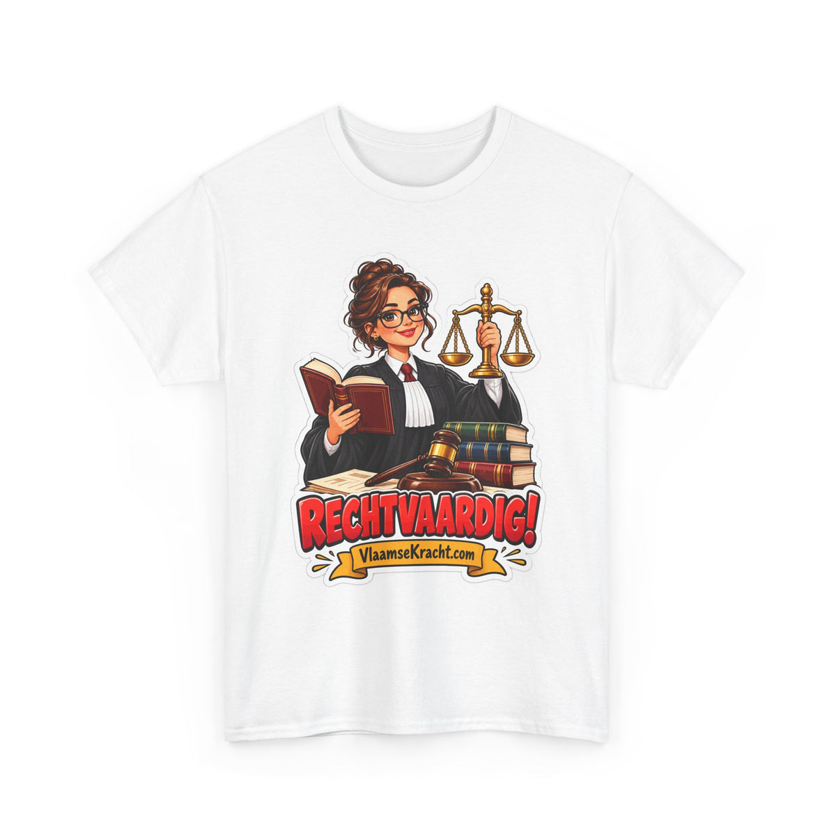 RECHTVAARDIG! Unisex T-shirt | De Advocaat | VlaamseKracht®