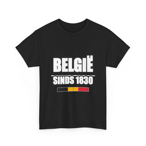 BELGIË SINDS 1830 Unisex T-shirt | Belgisch Trots | VlaamseKracht®