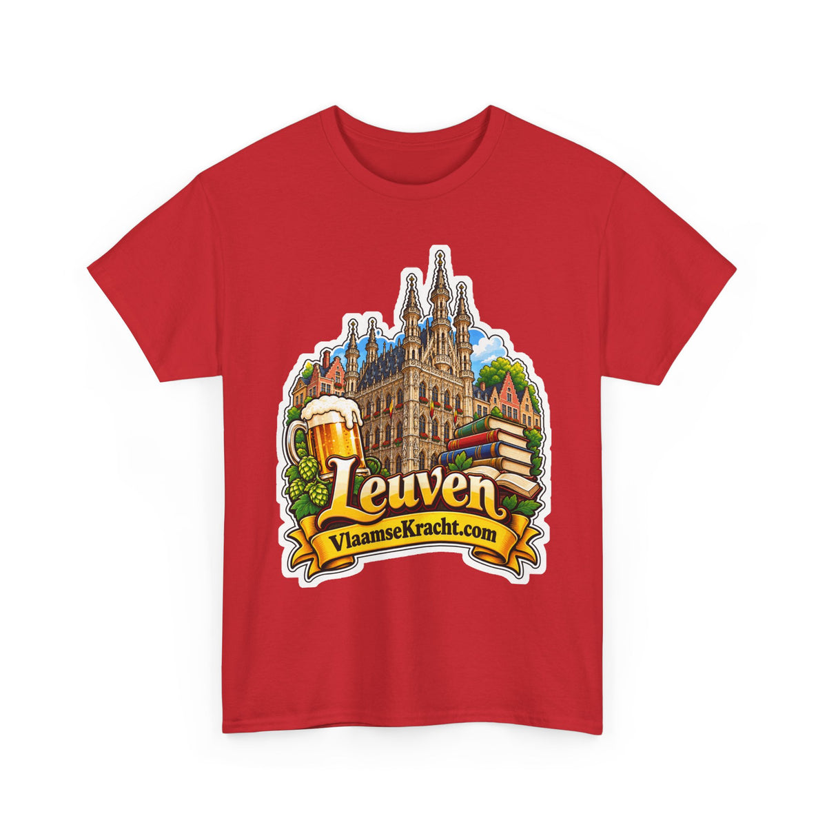 LEUVEN Unisex T-shirt | Vlaamse Stad | VlaamseKracht®