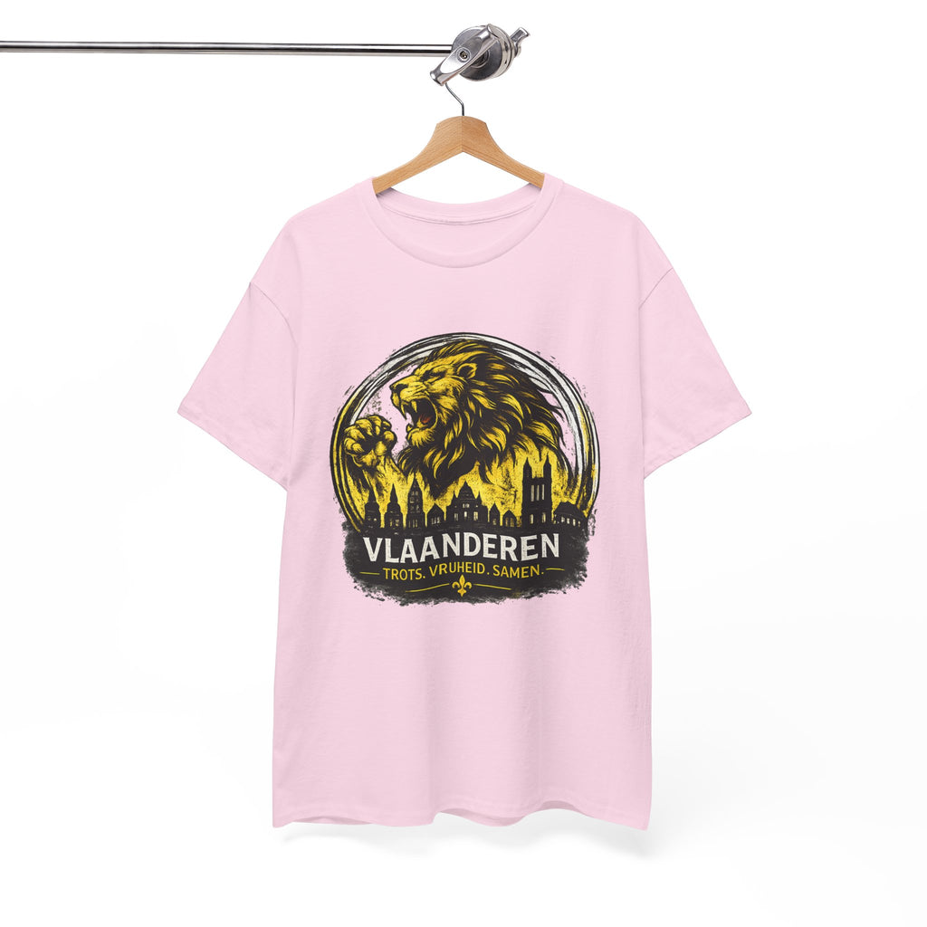 Premium Vlaamse Leeuw Vlaanderen T-Shirt – In Hart en Daad | VlaamseKracht®