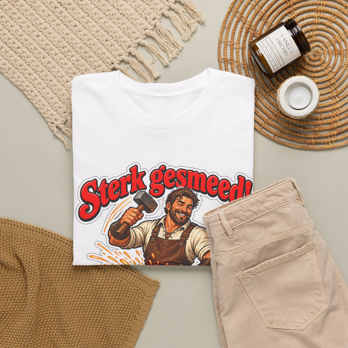 STERK GESMEED! Unisex T-shirt | De Smid | VlaamseKracht®