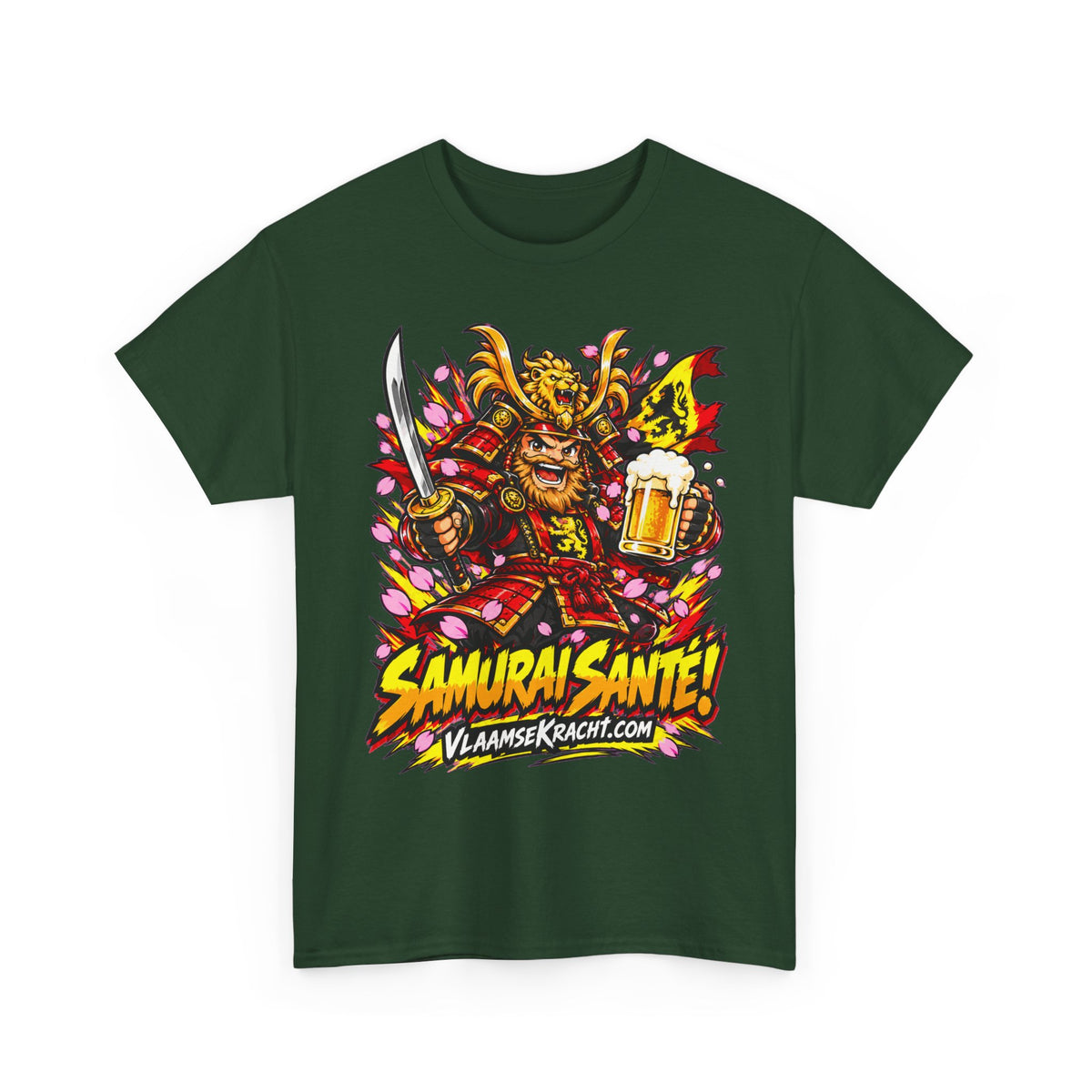 SAMURAI SANTÉ! Unisex T-shirt | Anime | VlaamseKracht®