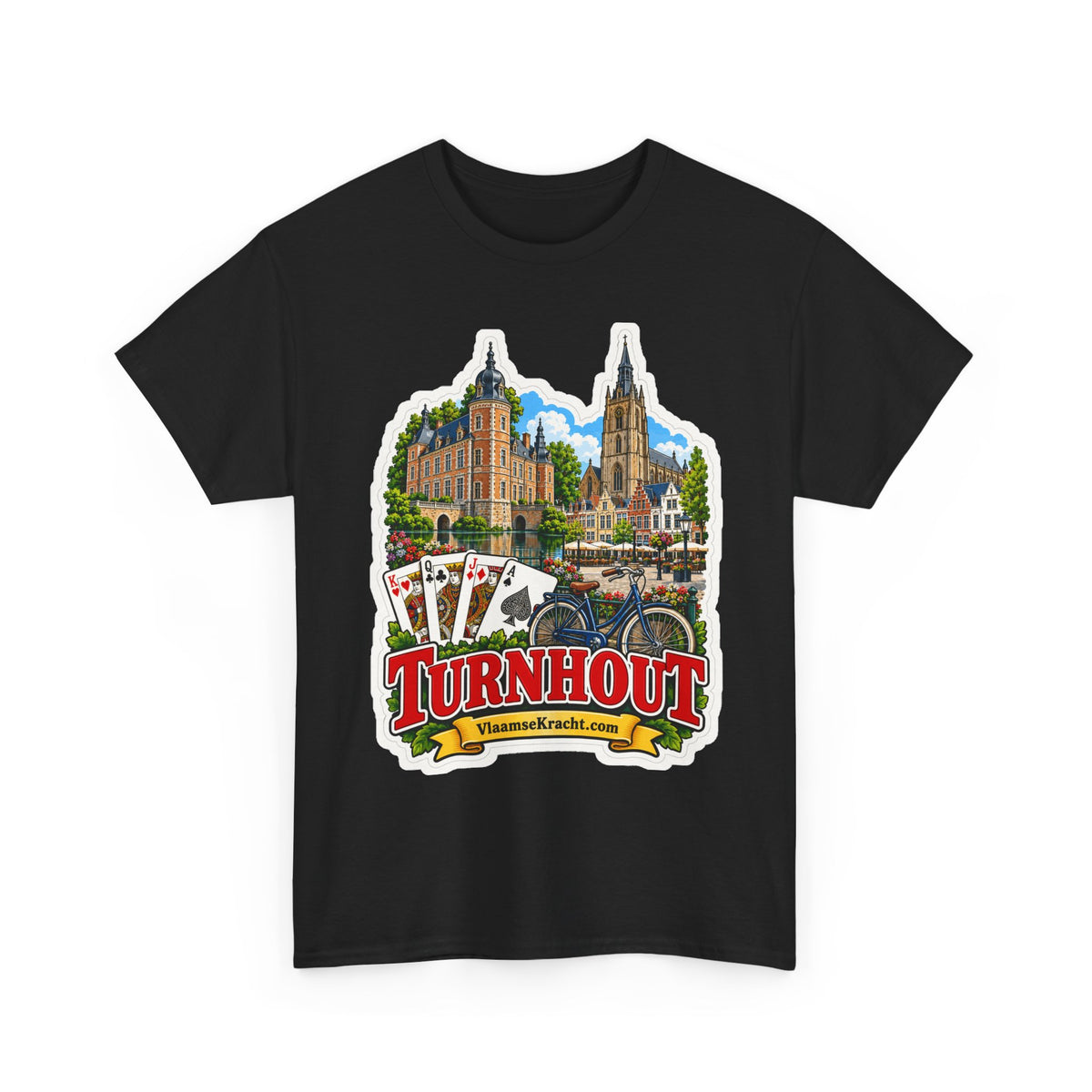 TURNHOUT Unisex T-shirt | Nieuw ontwerp | VlaamseKracht®