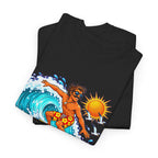 GOLVEN RIJDEN! Unisex T-shirt | Retro Surf | VlaamseKracht®