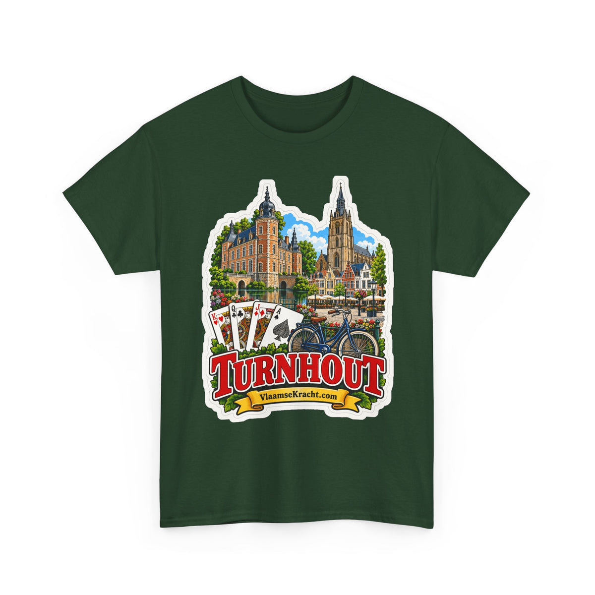 TURNHOUT Unisex T-shirt | Nieuw ontwerp | VlaamseKracht®