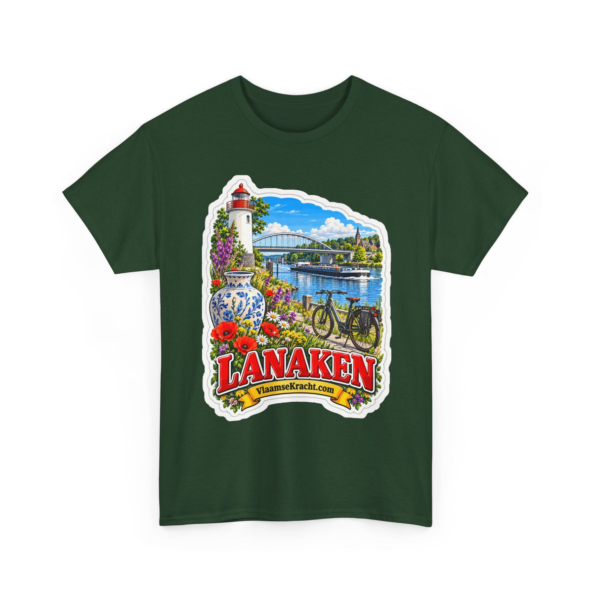LANAKEN Unisex T-shirt | Vlaamse Stad | VlaamseKracht®