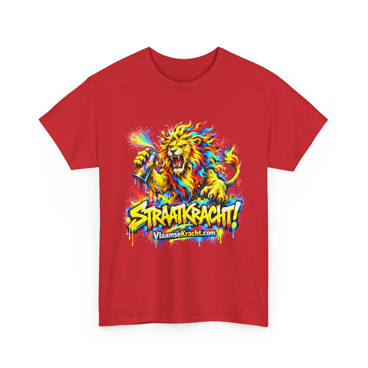 STRAATKRACHT! Unisex T-shirt | Graffiti | VlaamseKracht®