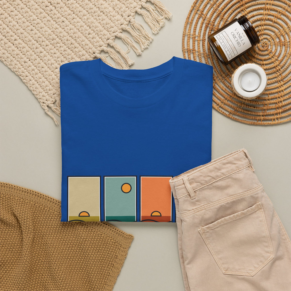 Noordzee Unisex T-shirt | Vier Momenten | VlaamseKracht®