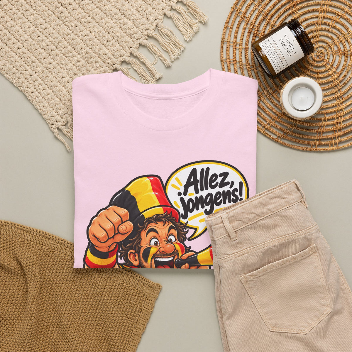 ALLEZ, JONGENS! Unisex T-shirt | Belgische Supporter | VlaamseKracht®