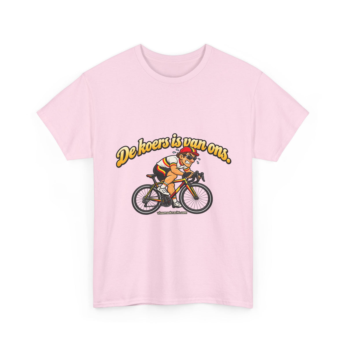 WIELRENNER Unisex T-shirt | De koers is van ons | VlaamseKracht®
