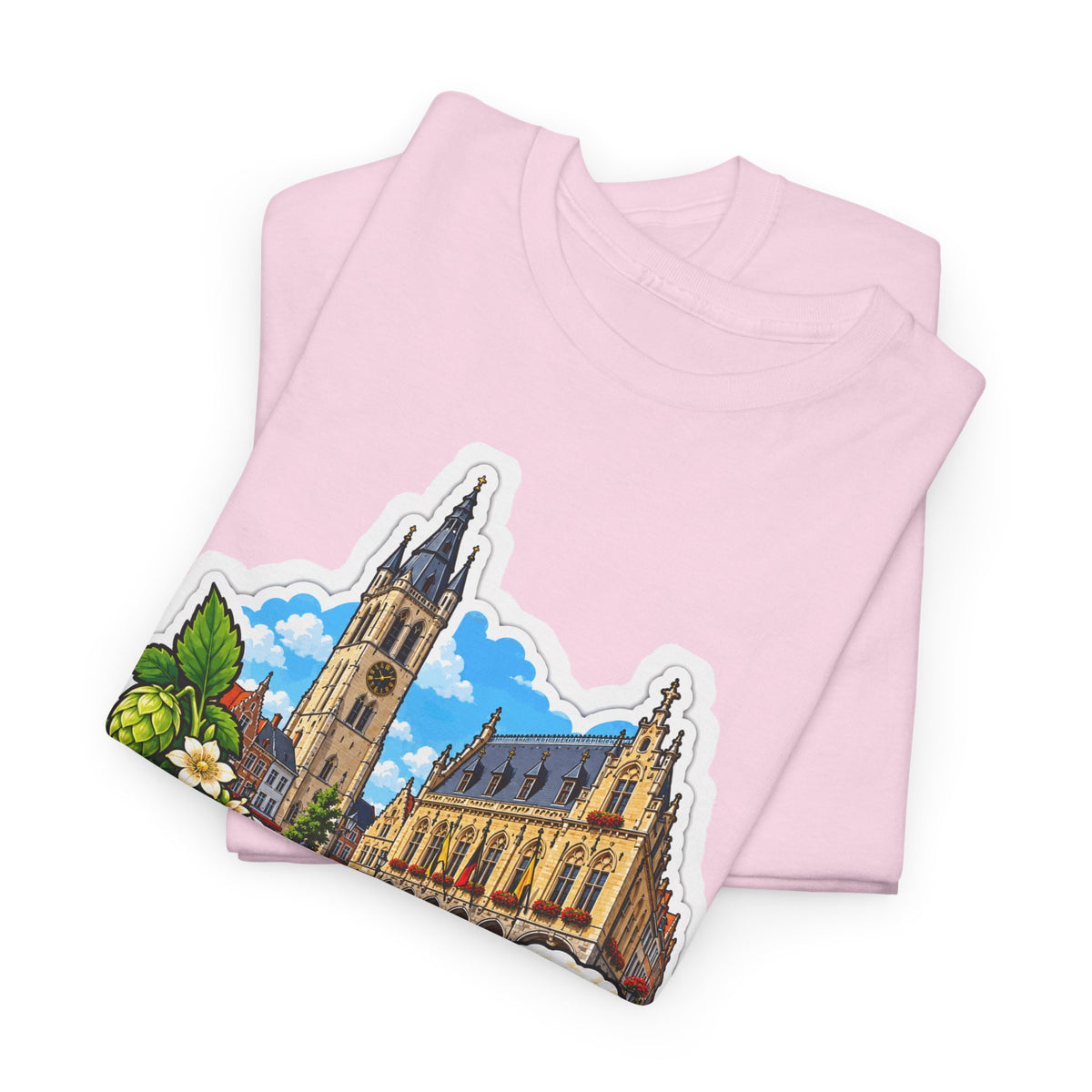 POPERINGE Unisex T-shirt | Vlaamse Stad | VlaamseKracht®