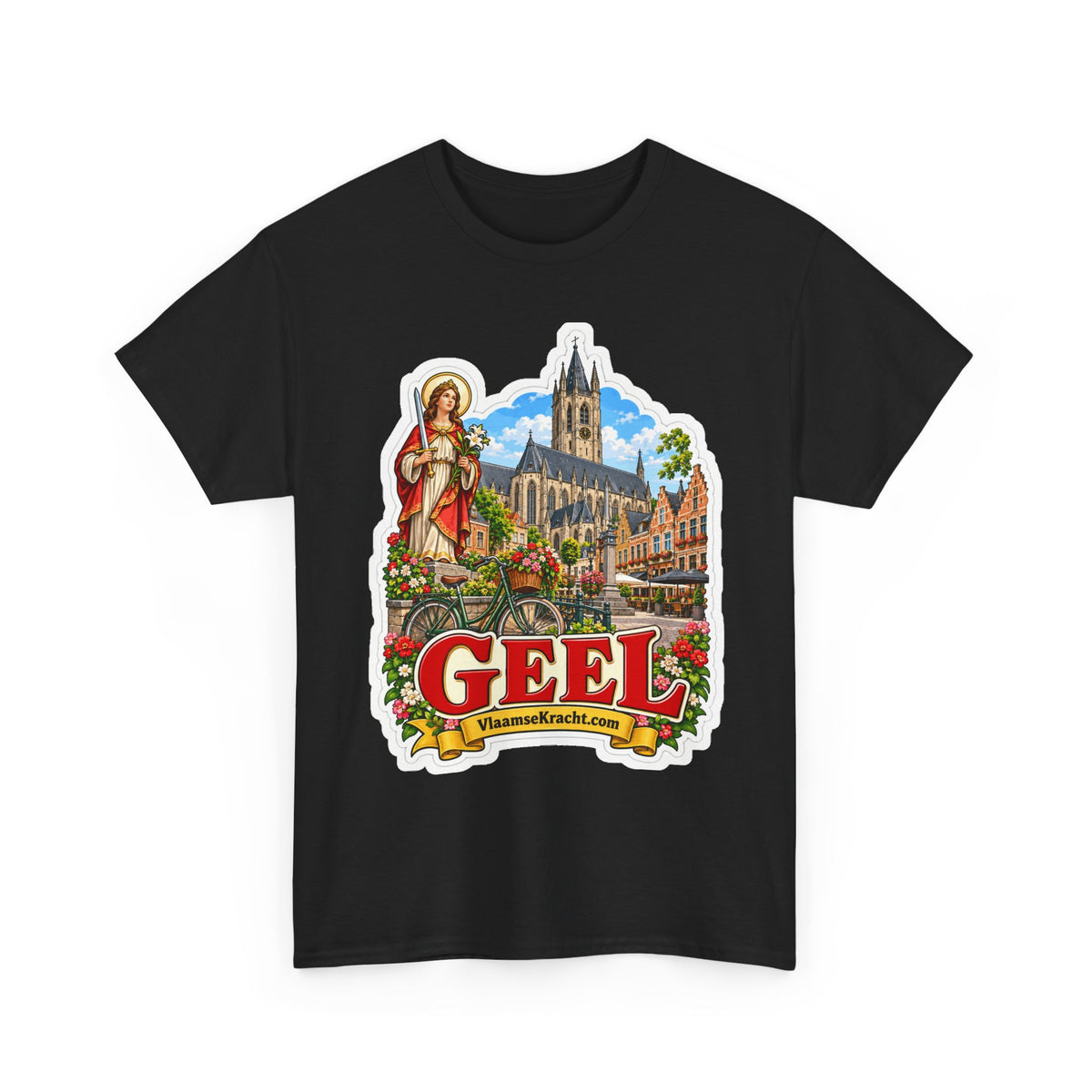 GEEL Unisex T-shirt | Vlaamse Stad | VlaamseKracht®