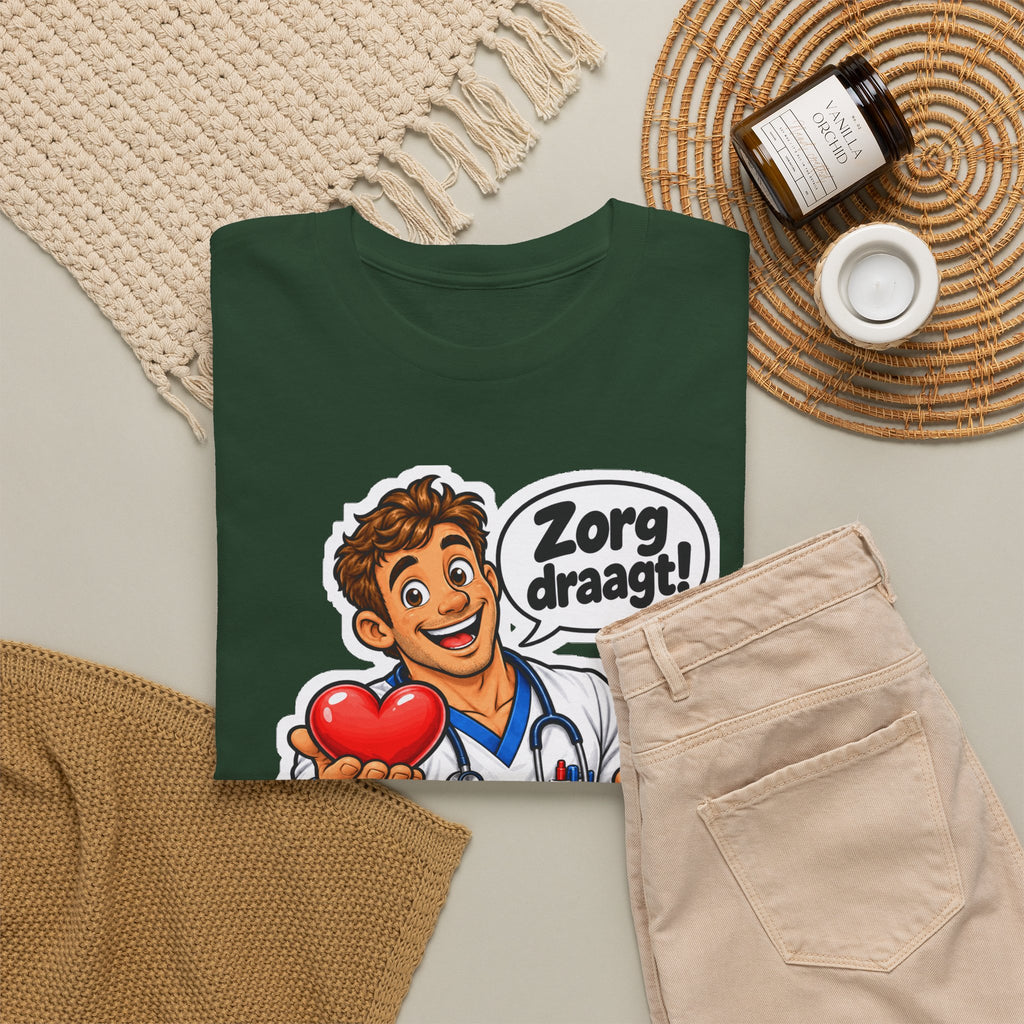 ZORG DRAAGT! Unisex T-shirt | De Verpleger | VlaamseKracht®
